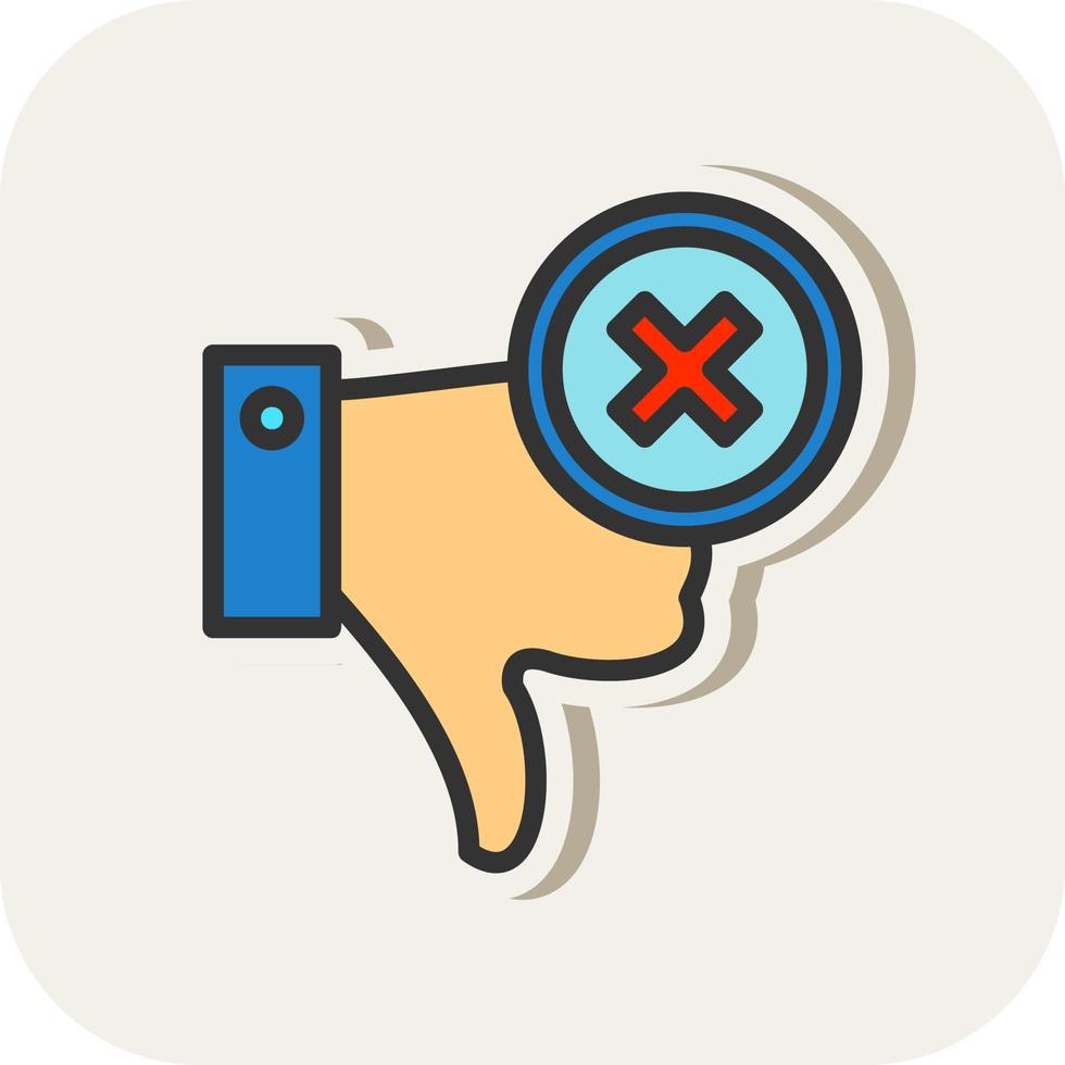 Failure Vector Icon Design