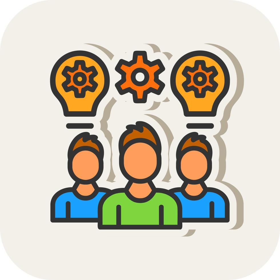 Team Work Vector Icon Design