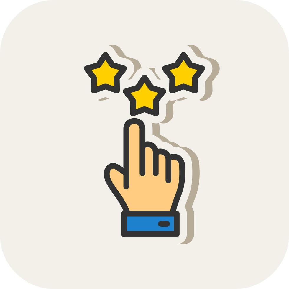 Satisfaction Vector Icon Design