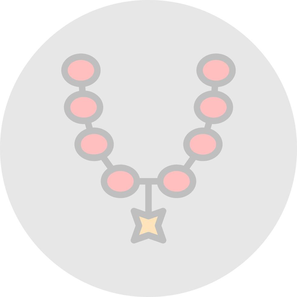 diseño de icono de vector de collar