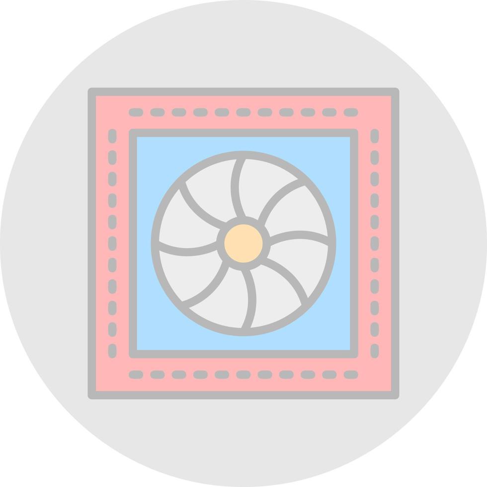 Francis Turbine Vector Icon Design