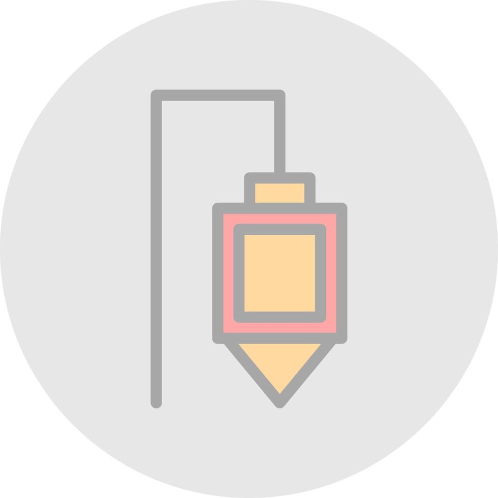 Plumb Bob Vector Icon Design