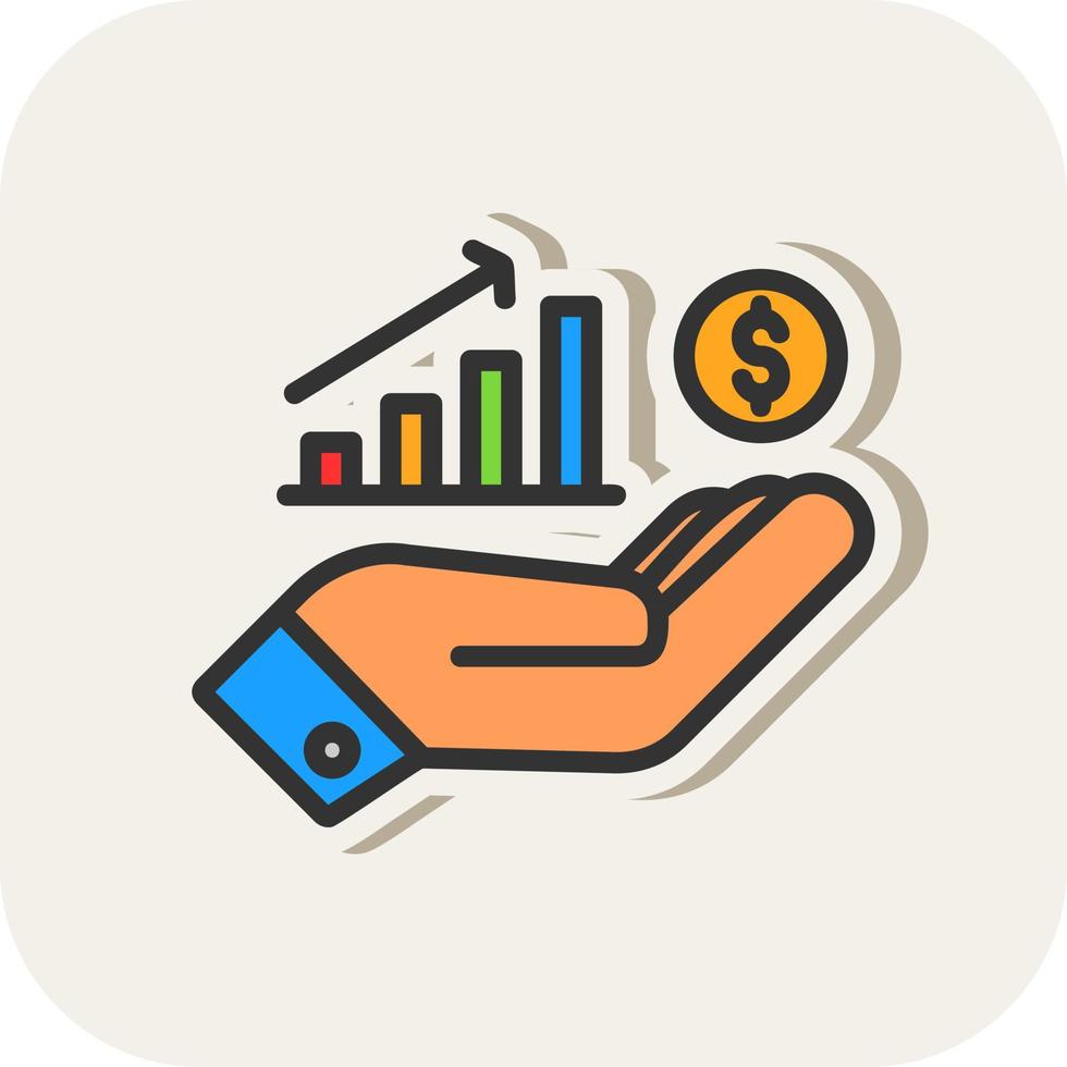 Profit Vector Icon Design