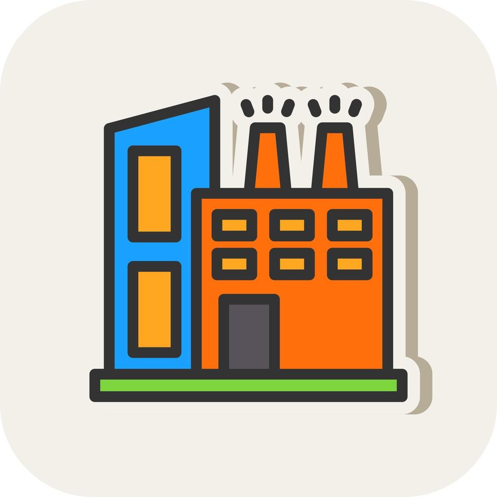 Factory Vector Icon Design