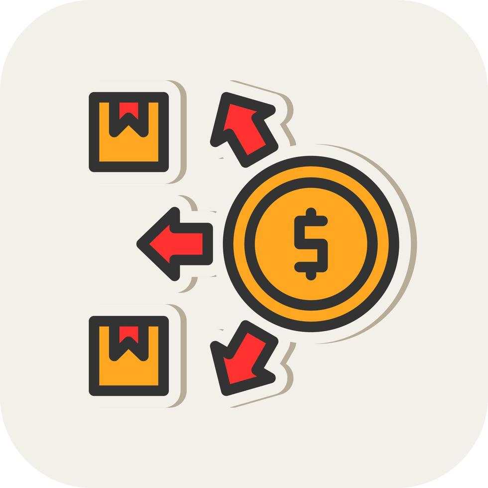 Market Positioning Vector Icon Design