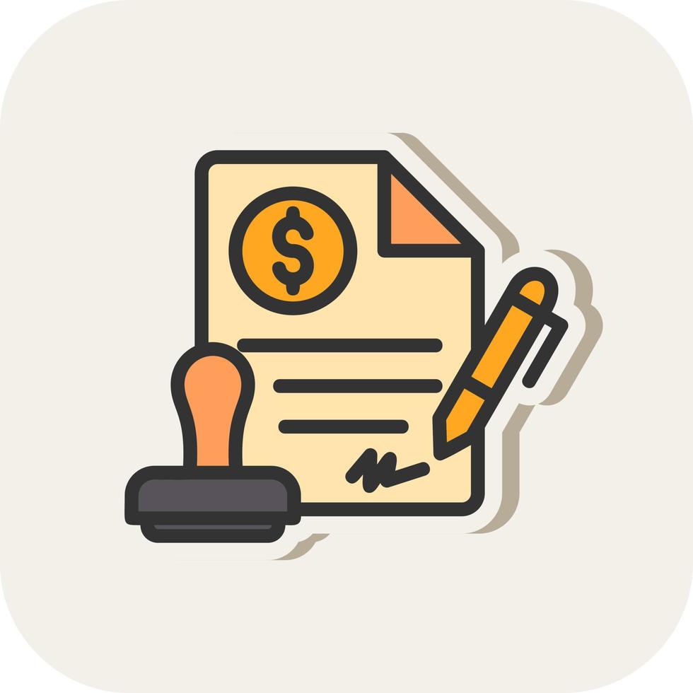 Agreement Vector Icon Design