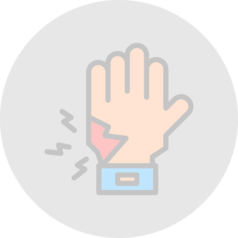 Injured Vector Icon Design