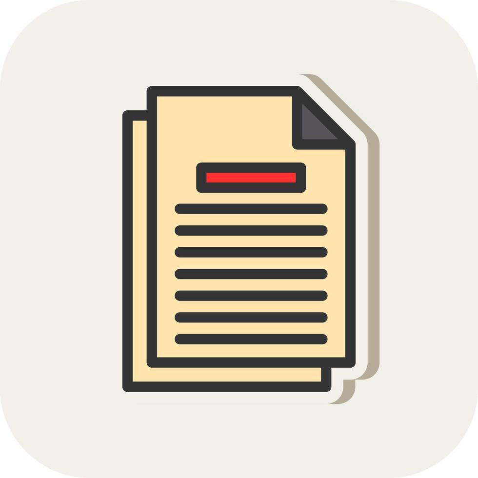 Document Vector Icon Design