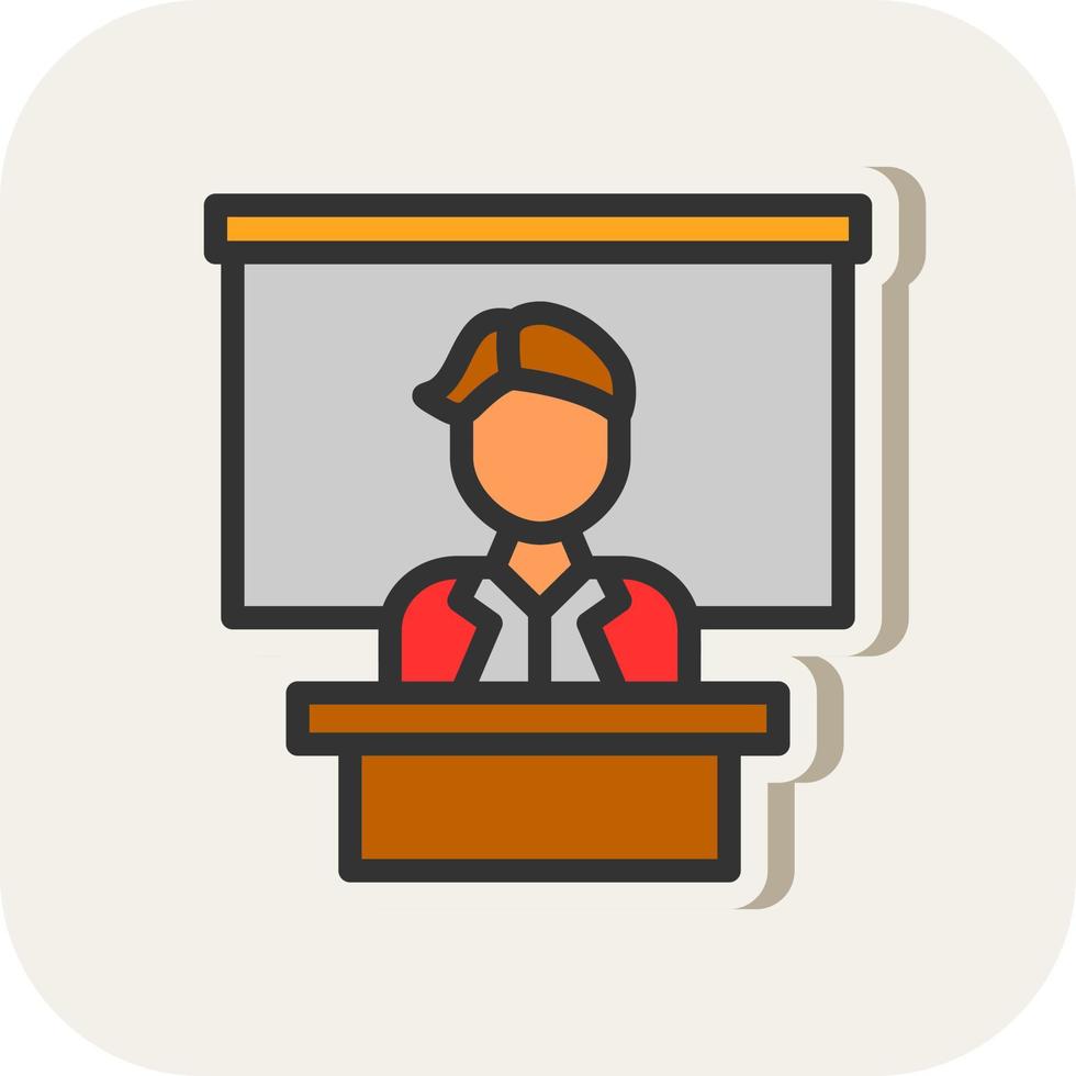 Instructor Vector Icon Design