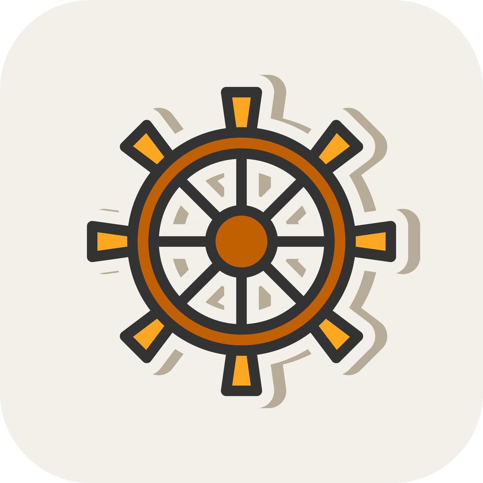 Rudder Vector Icon Design