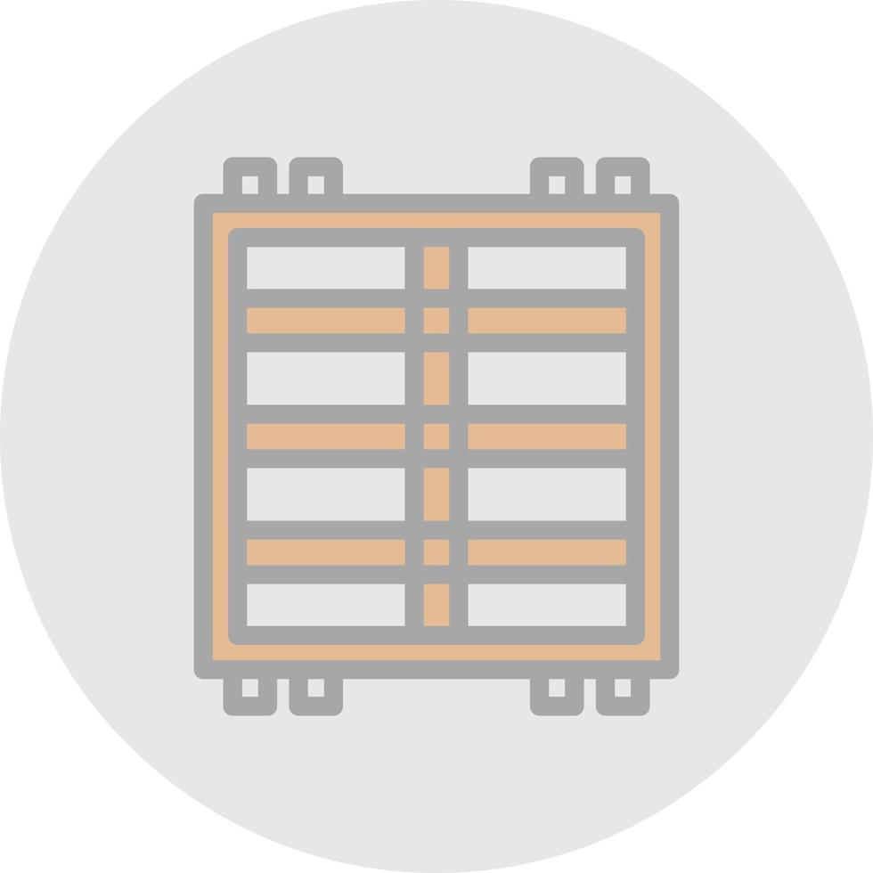 Roof Rack Vector Icon Design
