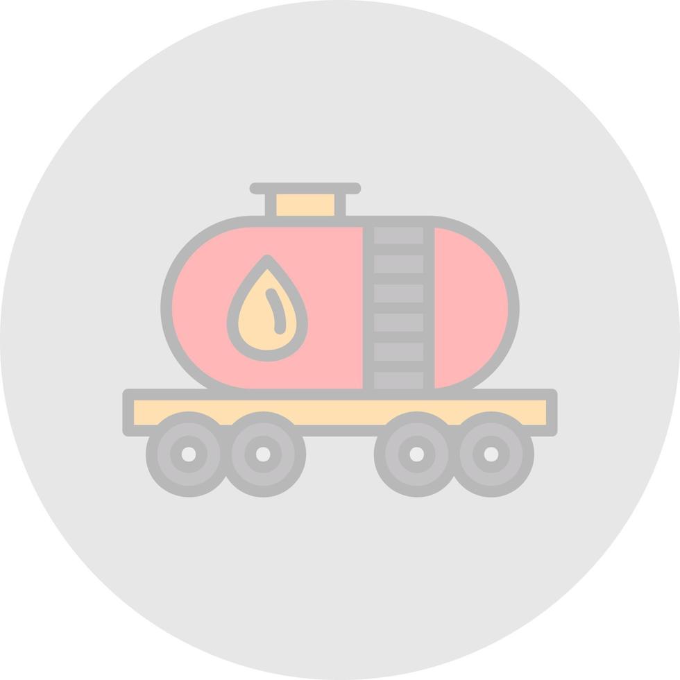 diseño de icono de vector de tanque de combustible