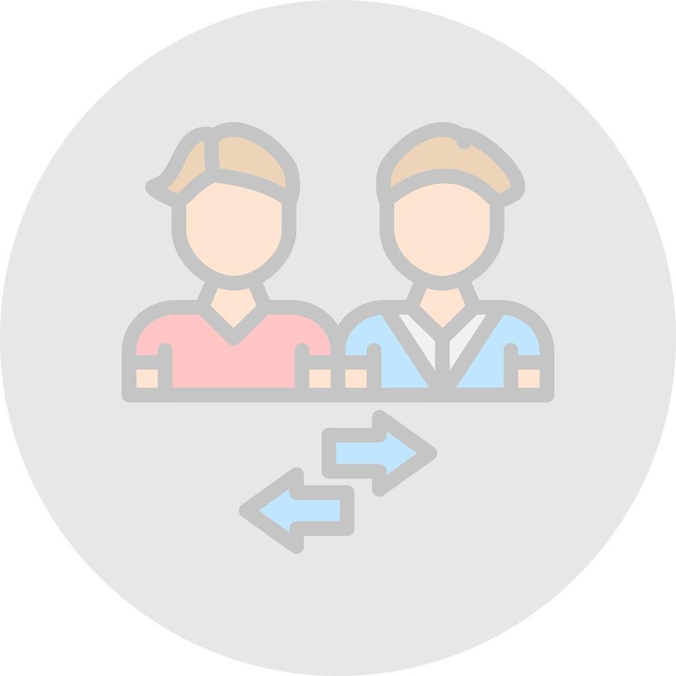 Exchange Vector Icon Design