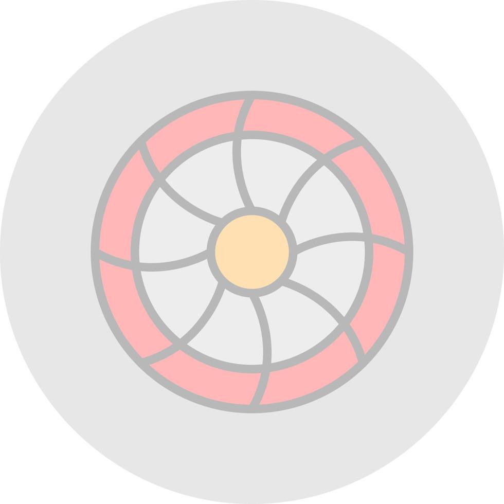 Crossflow Turbine Vector Icon Design