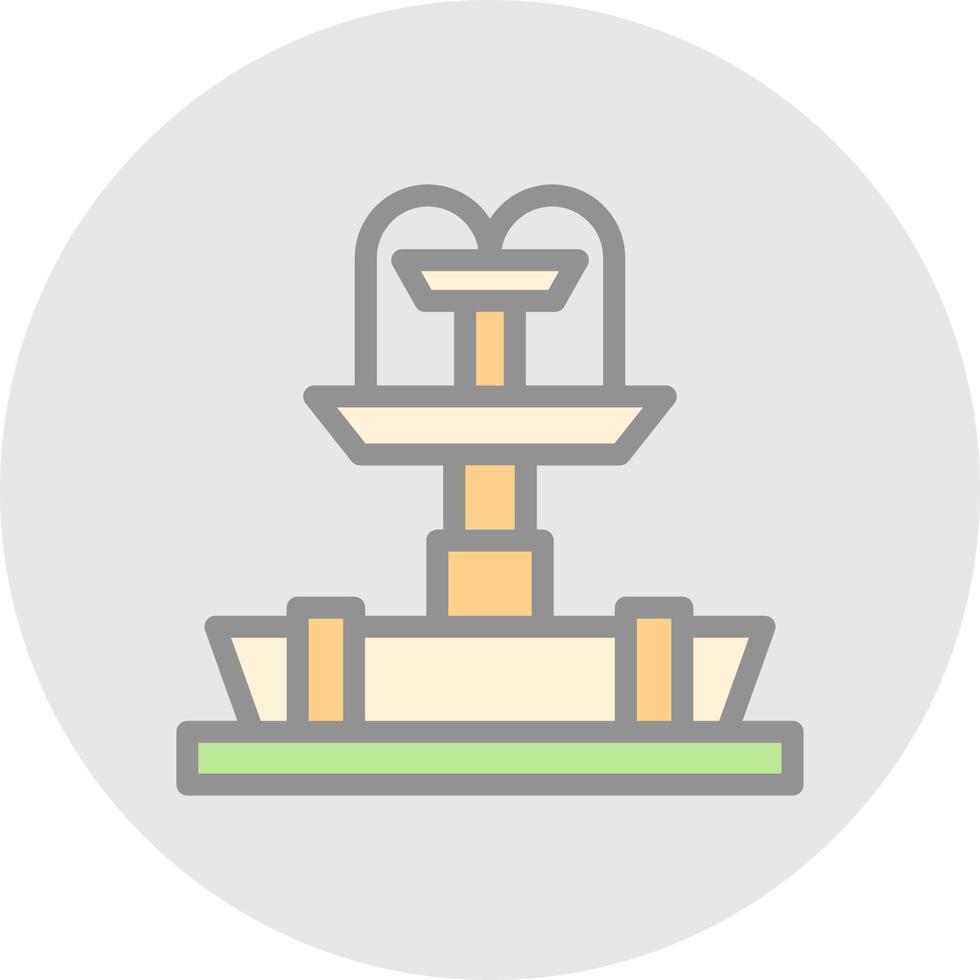Fountain Vector Icon Design