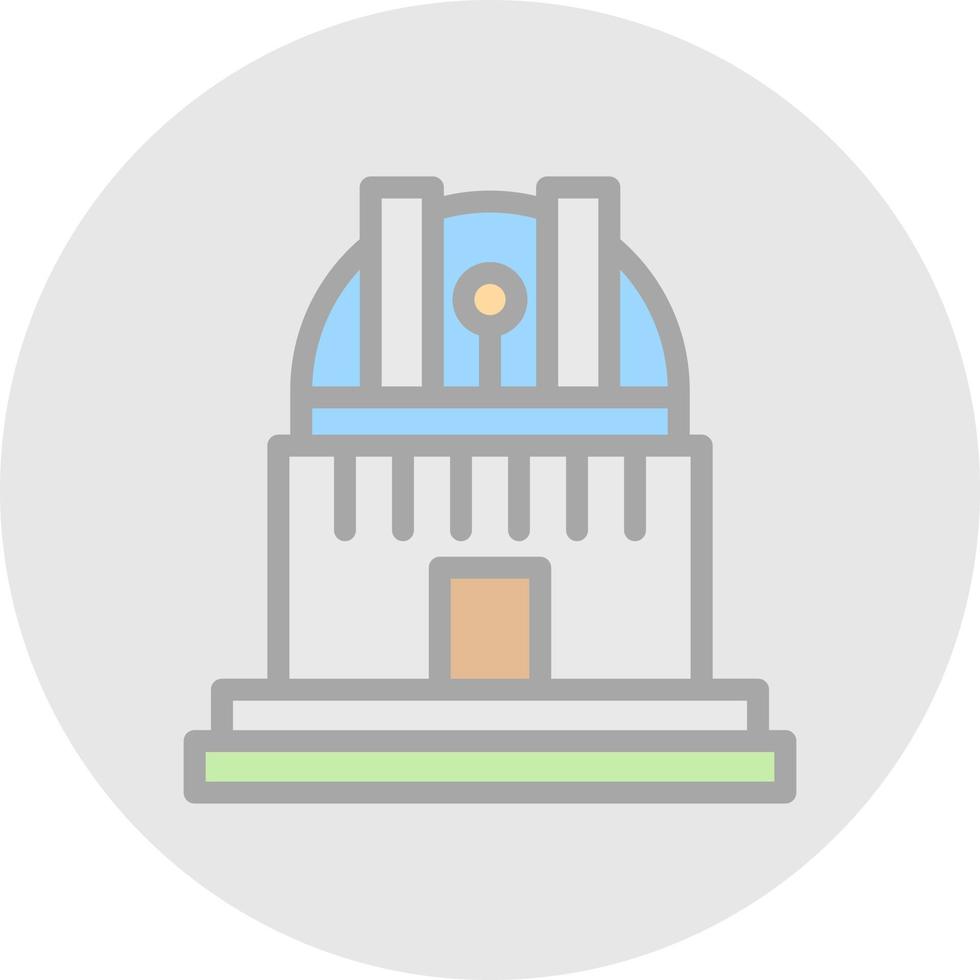 Observatory Vector Icon Design