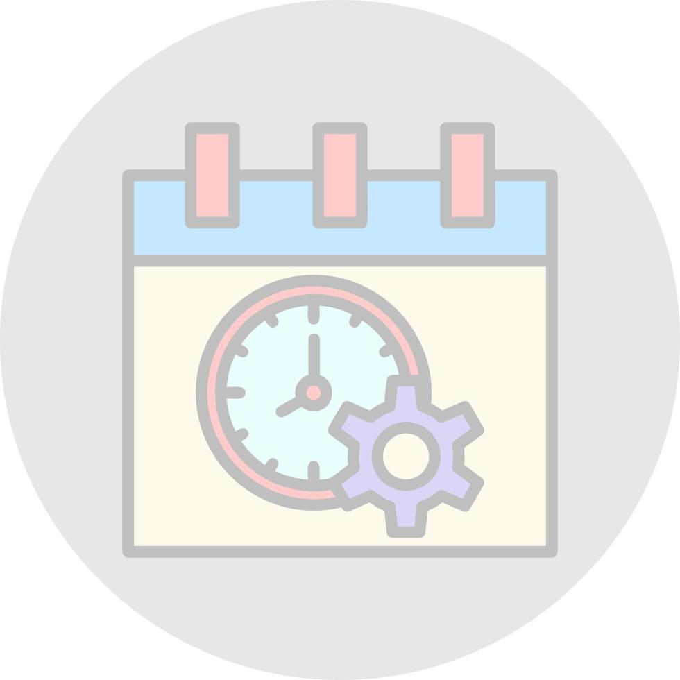 Time Management Vector Icon Design