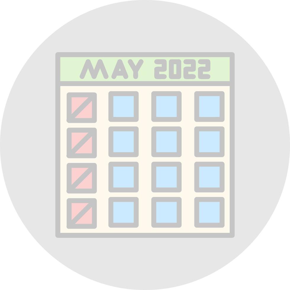Balinese Pawukon Calendar Vector Icon Design