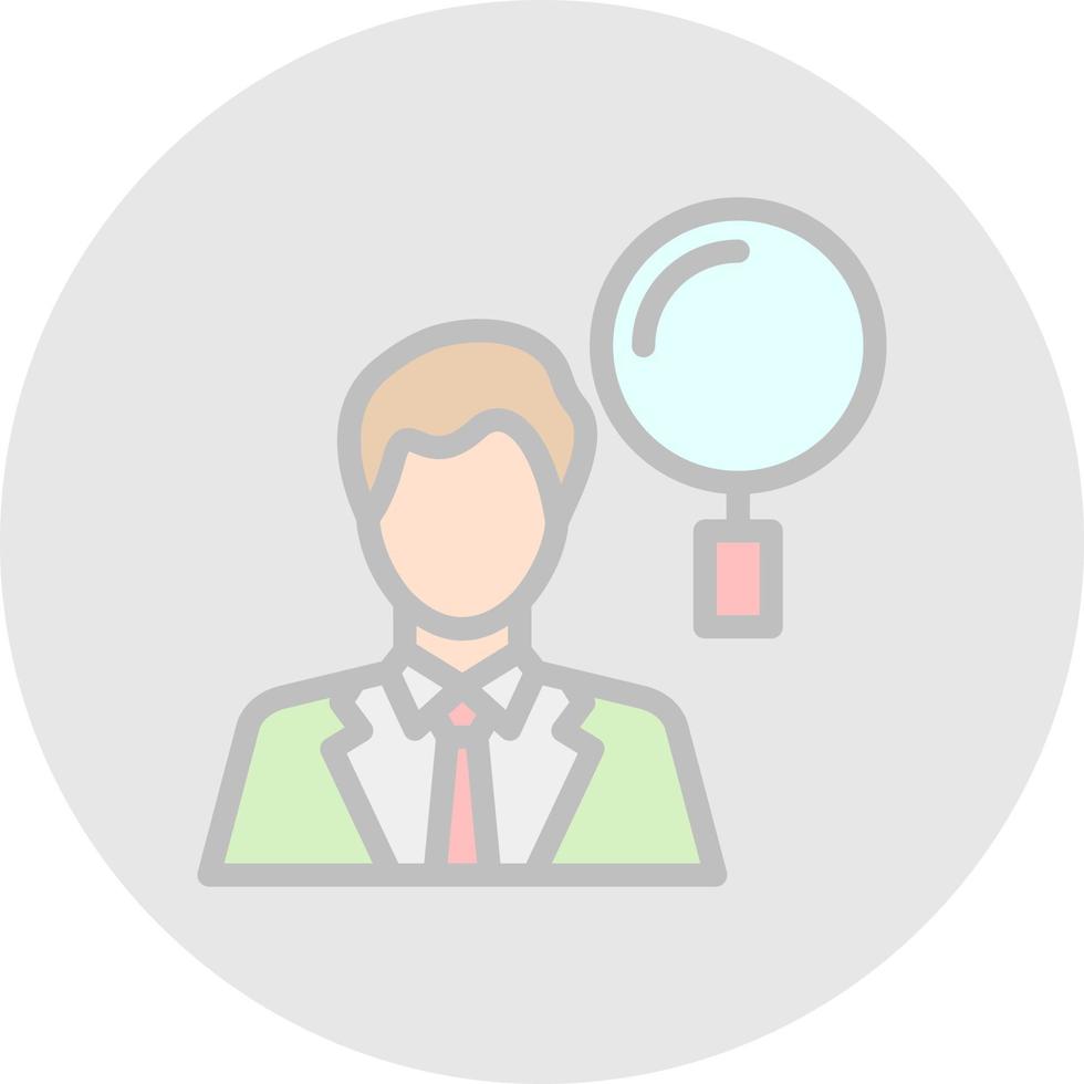 Consumer Research Vector Icon Design
