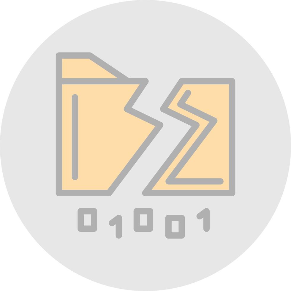 Data Loss Vector Icon Design