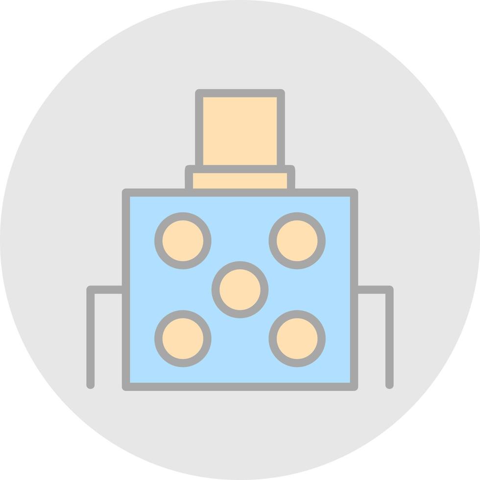 Dental Light Vector Icon Design