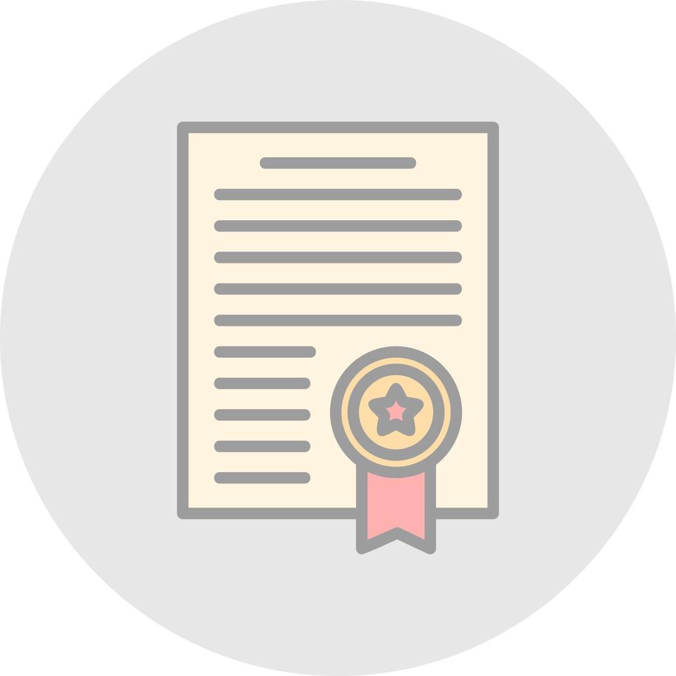 Cirtificate Vector Icon Design