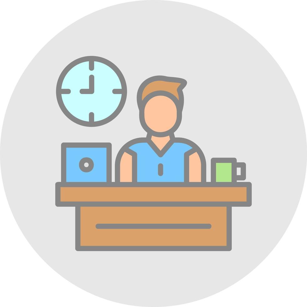Workplace Vector Icon Design