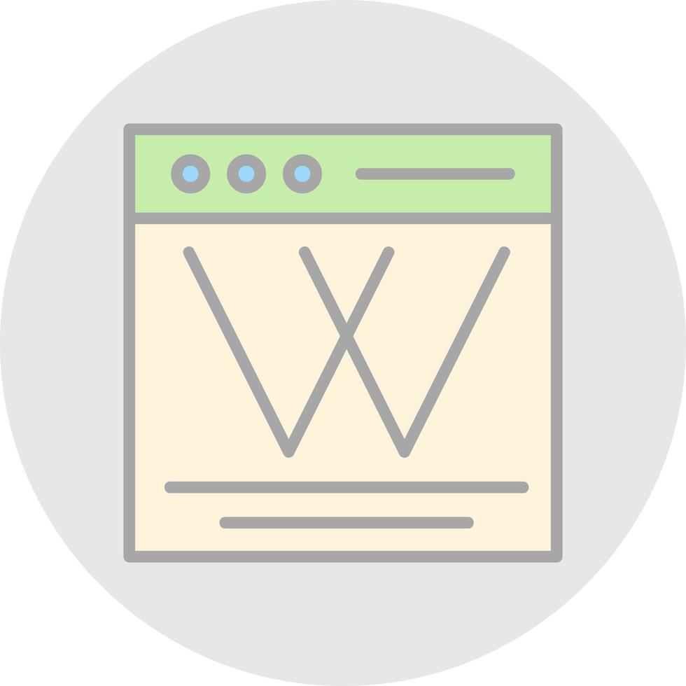 Wiki Vector Icon Design