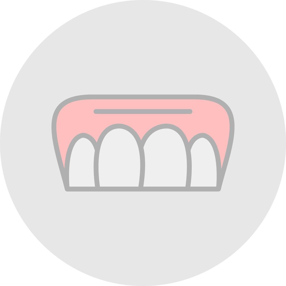 Incisor Vector Icon Design