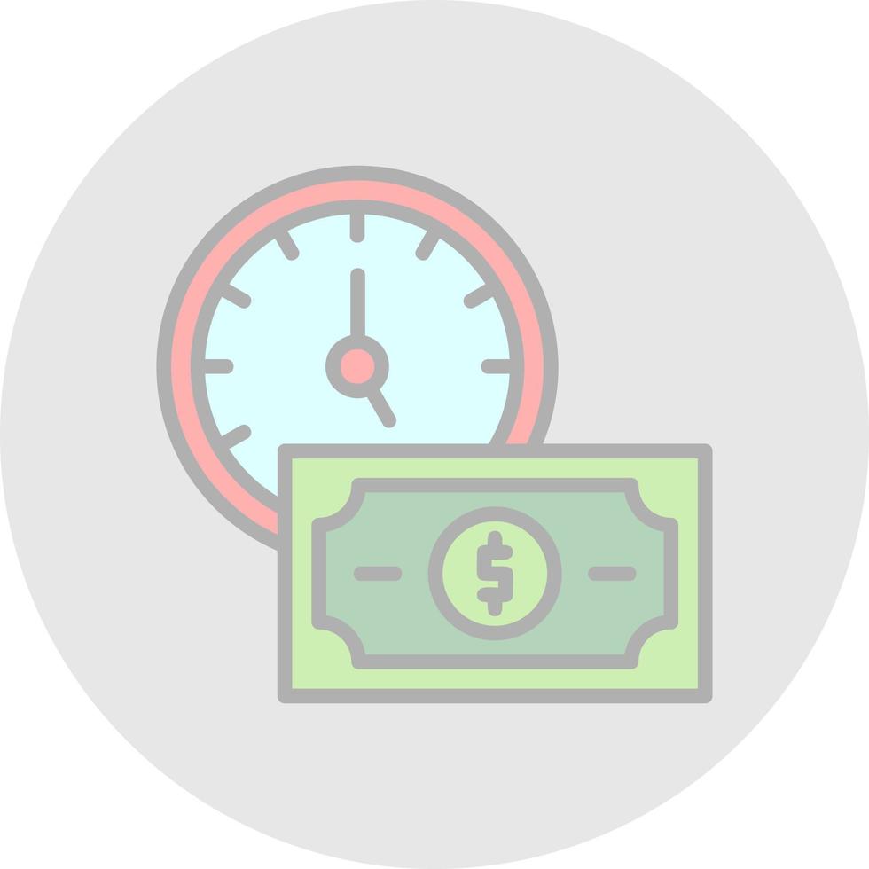 Time Is Money Vector Icon Design