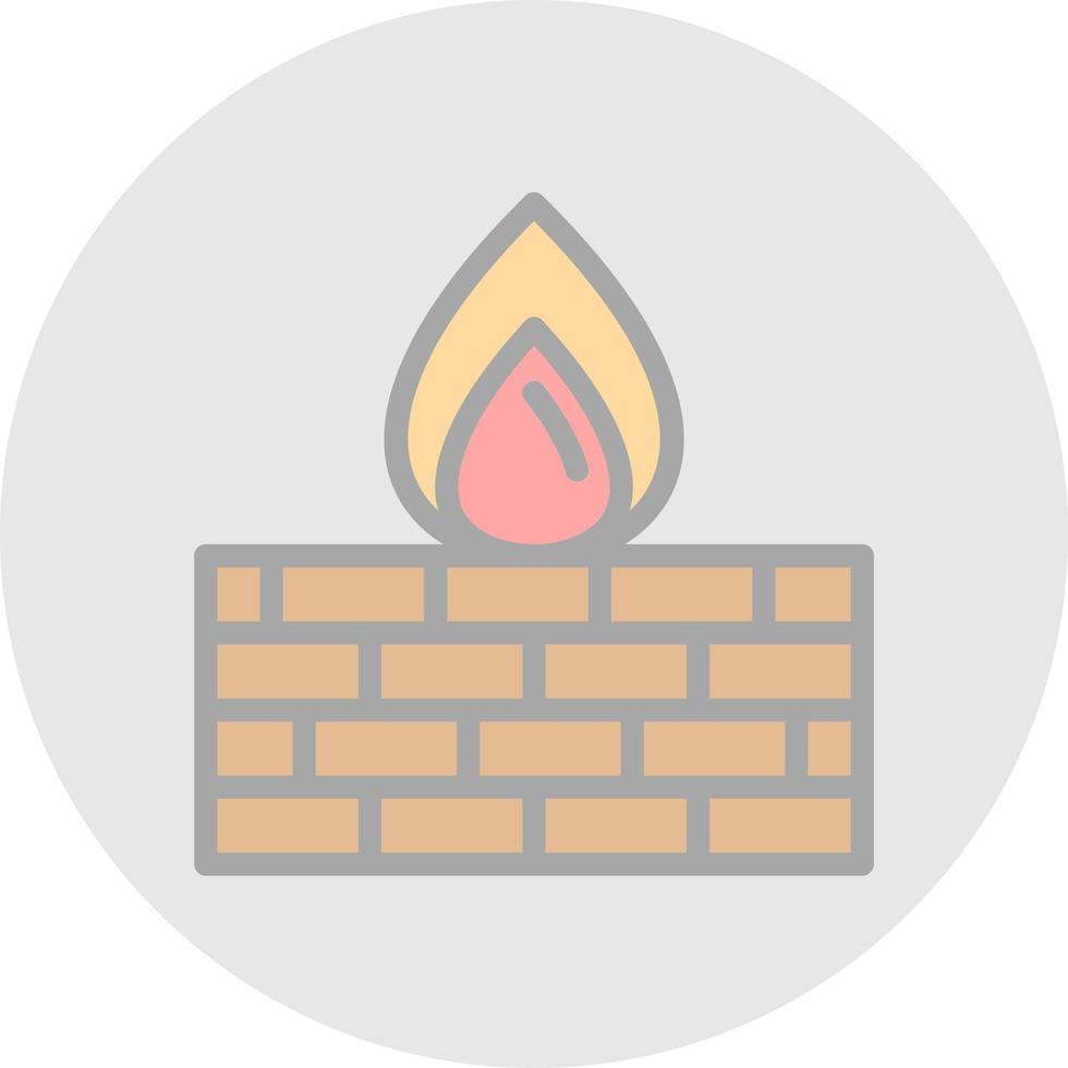 Firewall Vector Icon Design