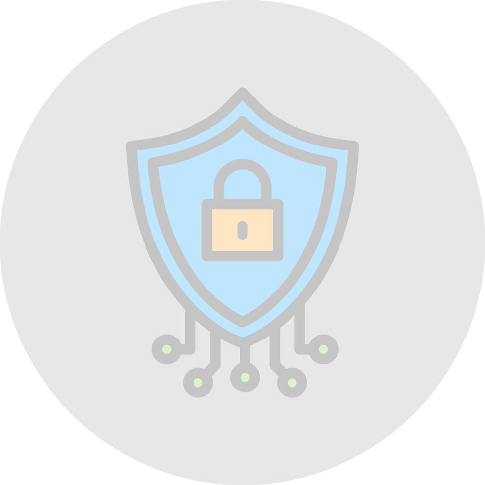 Cyber Security Vector Icon Design