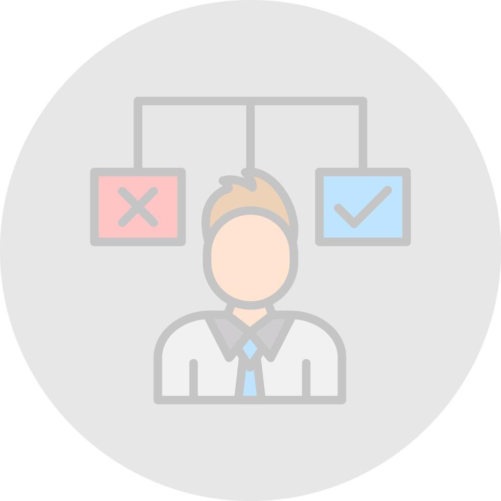 Decision Vector Icon Design