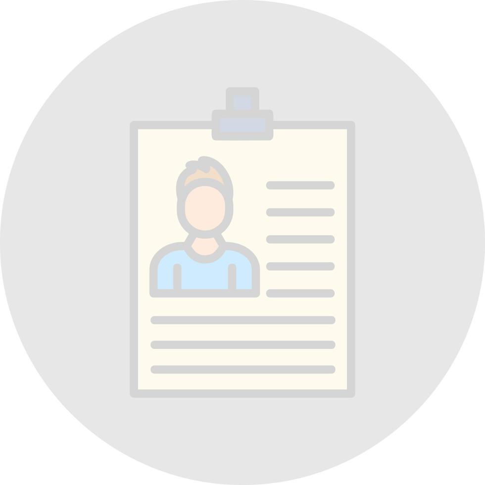 Identification Vector Icon Design