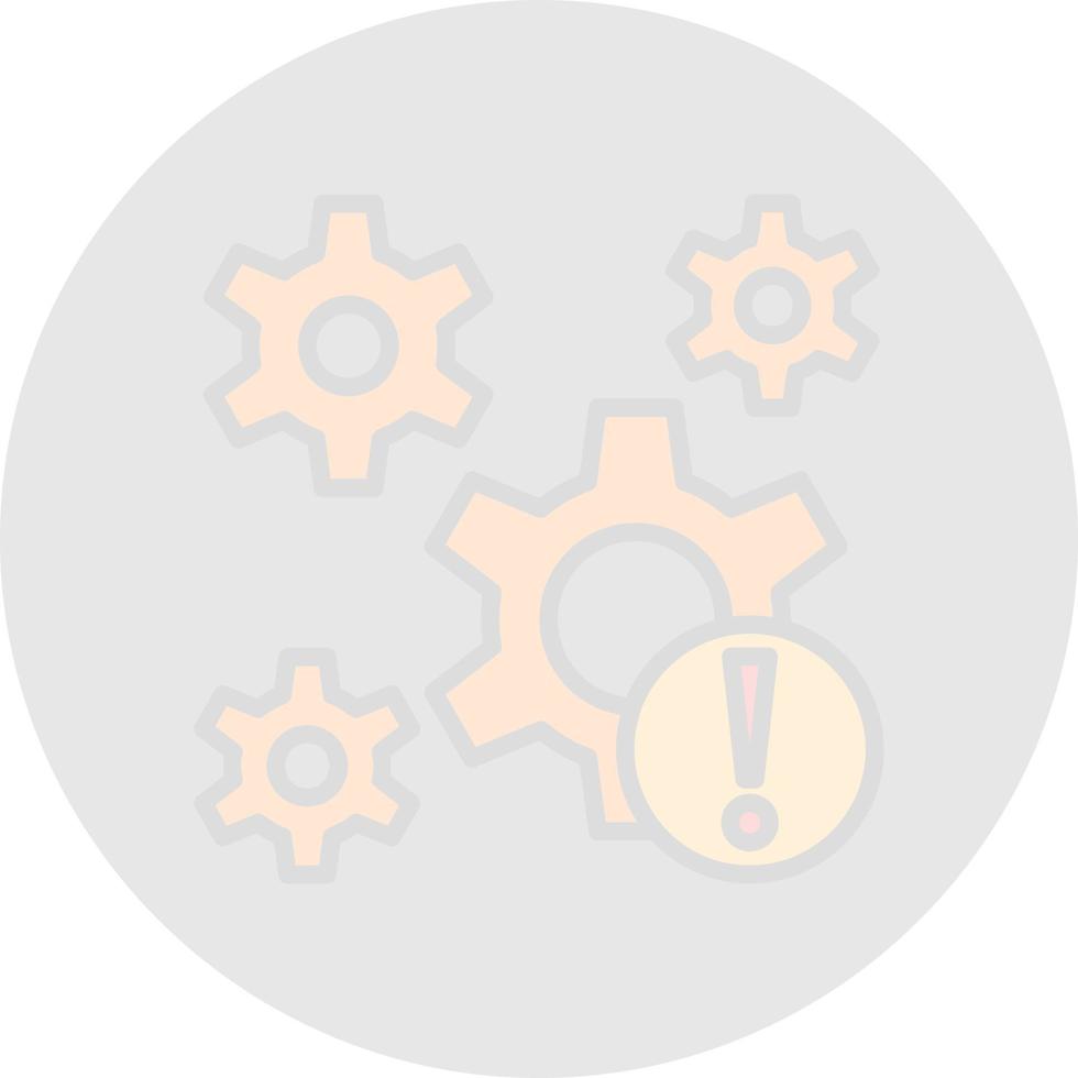 Operational Risk Vector Icon Design