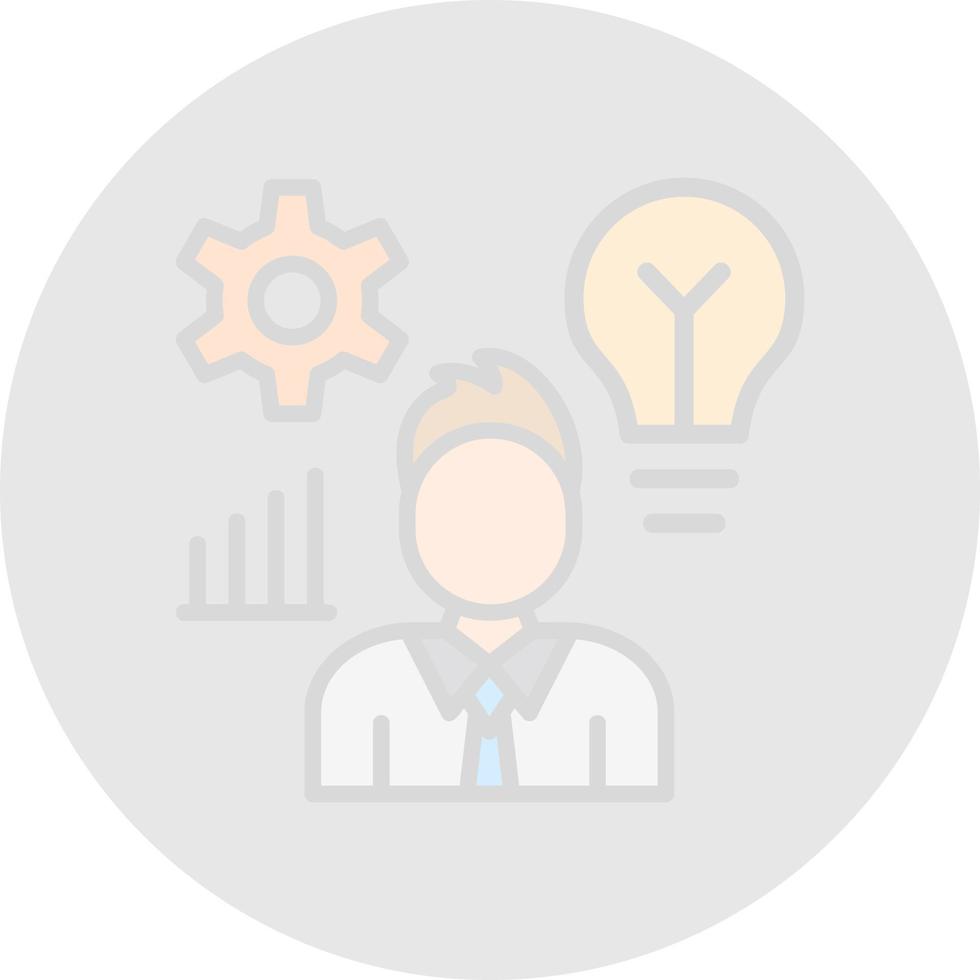 Talent Manager Vector Icon Design