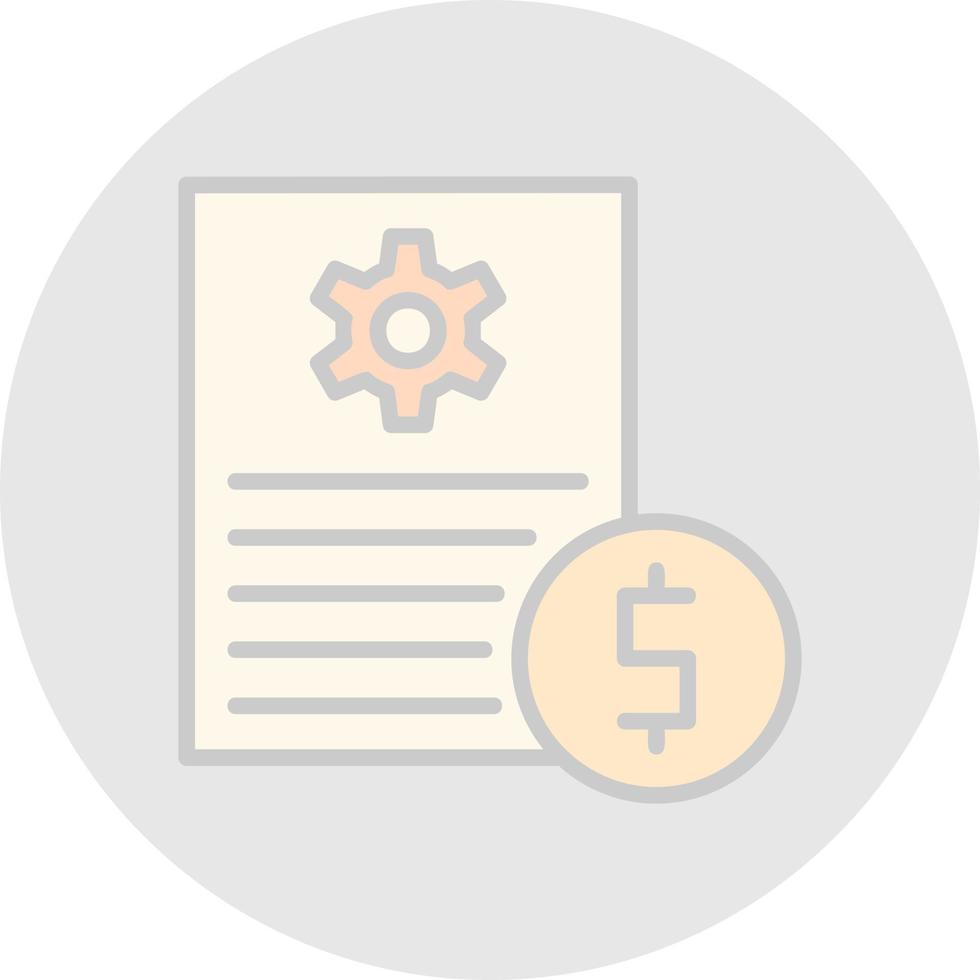 Budget Vector Icon Design