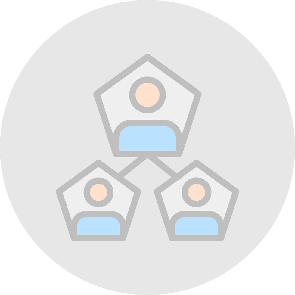 Segmentation Vector Icon Design