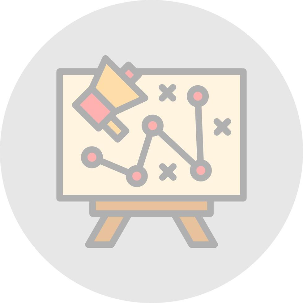 Marketing Strategy Vector Icon Design