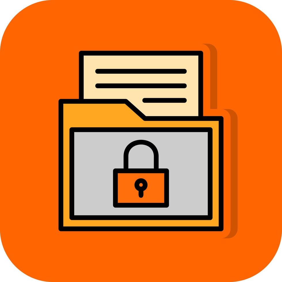 Encrypted Data Vector Icon Design