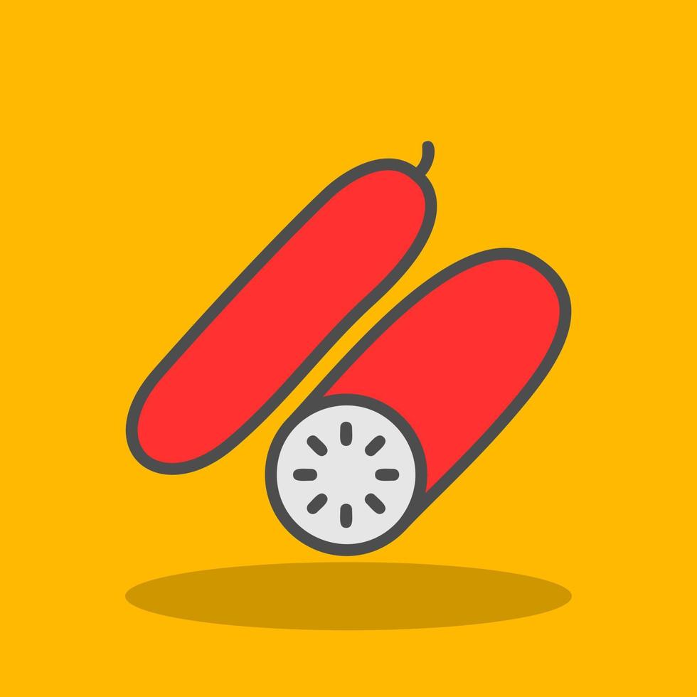 Cucumber Vector Icon Design