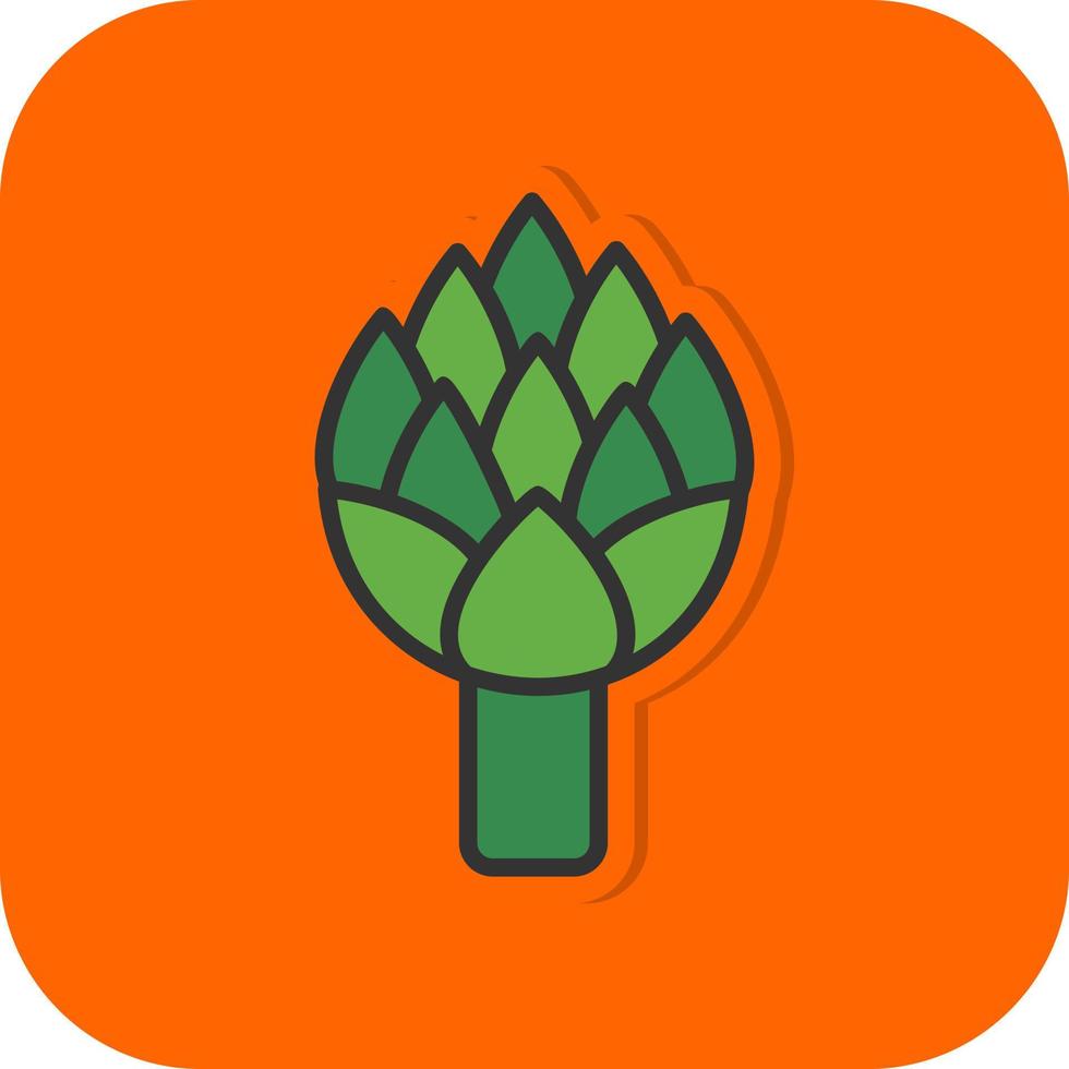 Artichoke Vector Icon Design