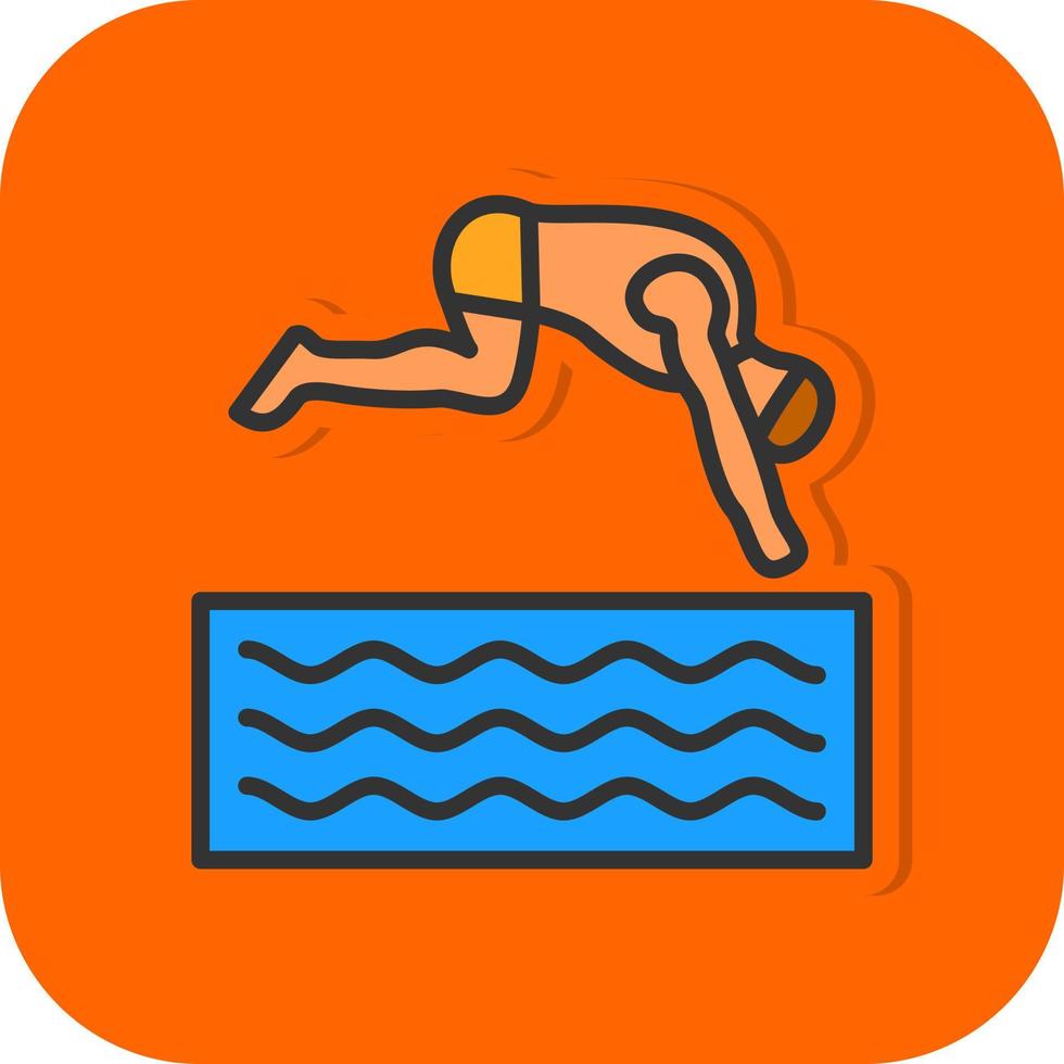 Freediving Vector Icon Design