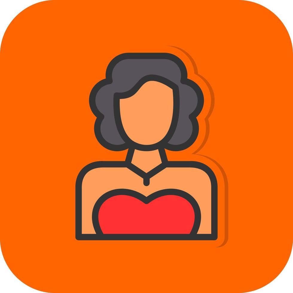 Actress Vector Icon Design