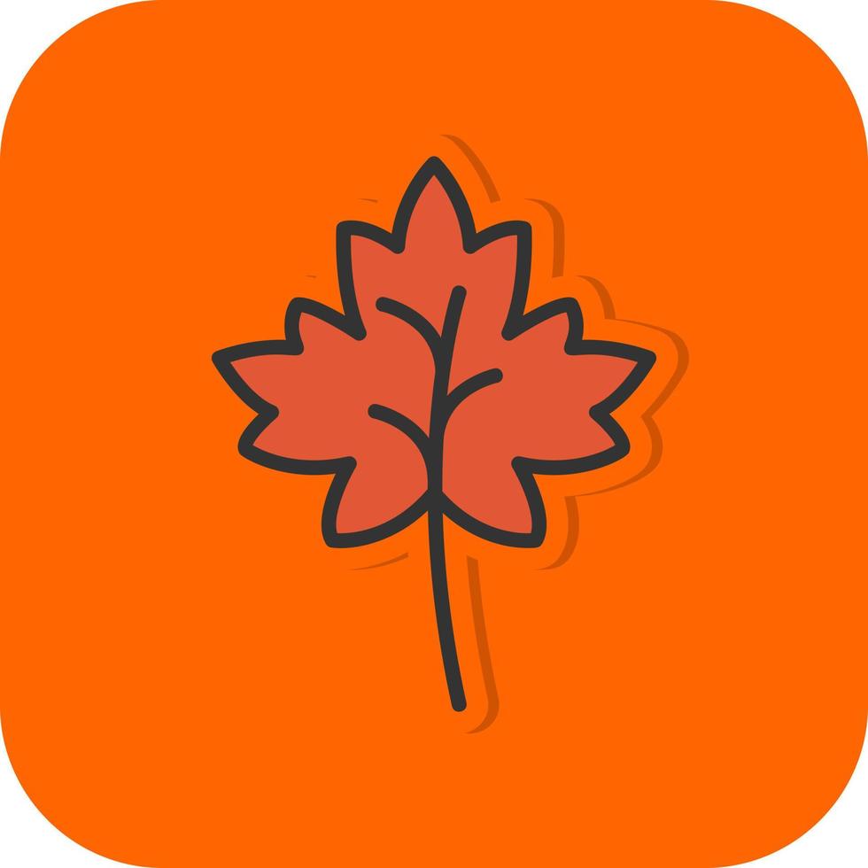 Autumn Leaves Vector Icon Design