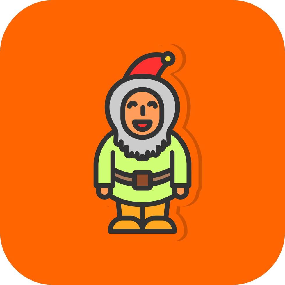 Gnome Vector Icon Design