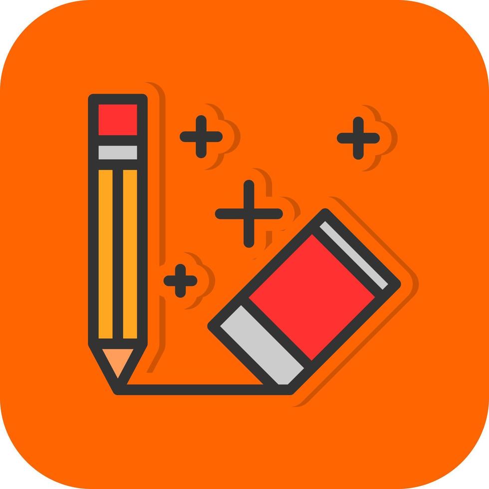 Eraser Vector Icon Design