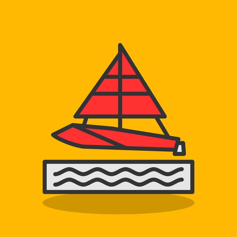 Monsoon Cup Vector Icon Design