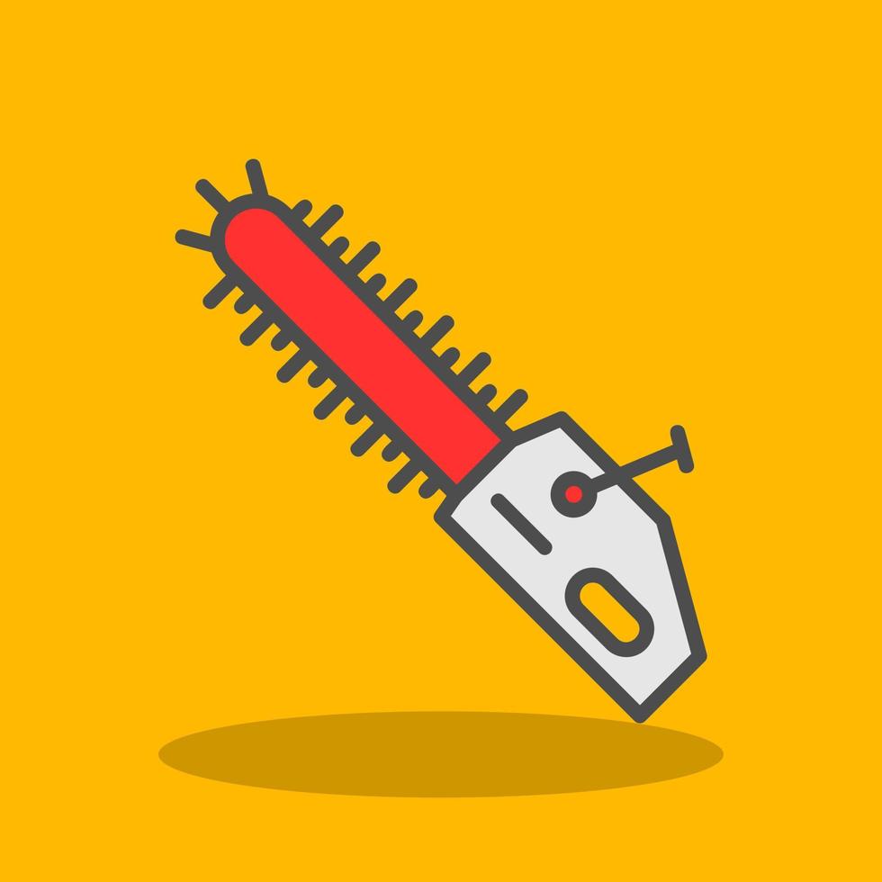 Chainsaw Vector Icon Design