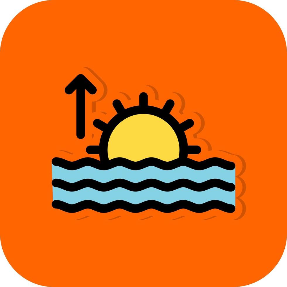 Sunrise Vector Icon Design